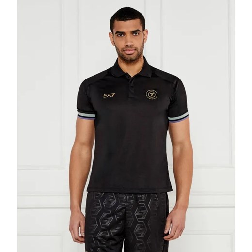 EA7 Polo | Regular Fit ze sklepu Gomez Fashion Store w kategorii T-shirty męskie - zdjęcie 184989622