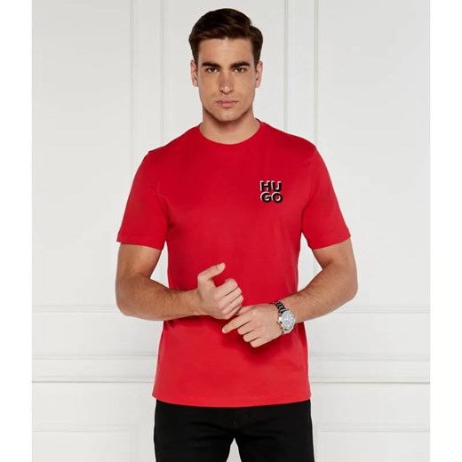 HUGO T-shirt | Regular Fit ze sklepu Gomez Fashion Store w kategorii T-shirty męskie - zdjęcie 184989642