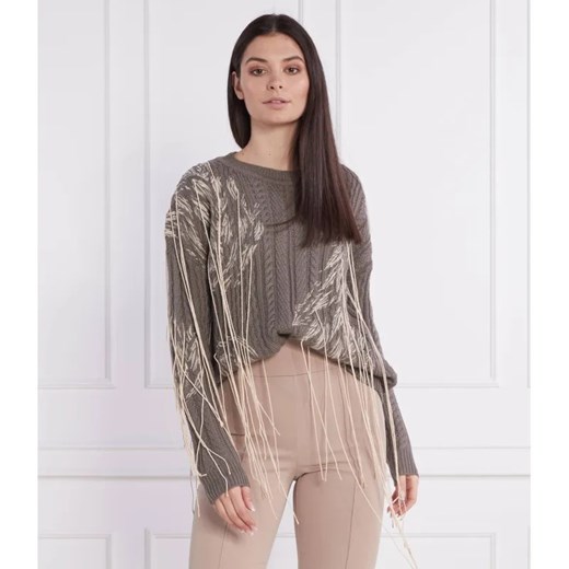 Patrizia Pepe Sweter | Regular Fit | z dodatkiem wełny ze sklepu Gomez Fashion Store w kategorii Swetry damskie - zdjęcie 184989763