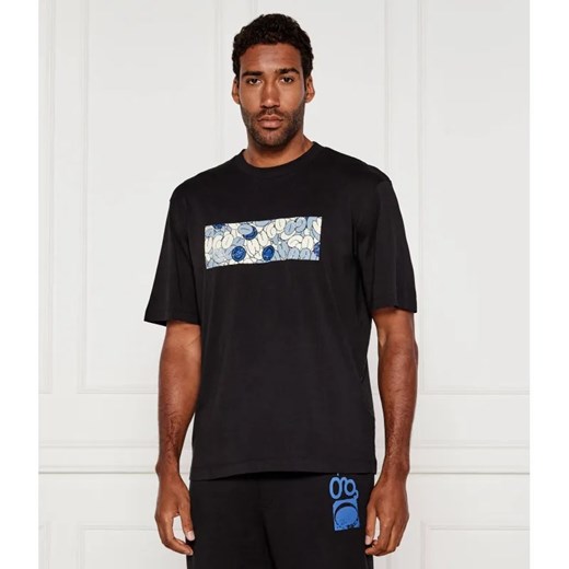 Hugo Blue T-shirt Nurix | Regular Fit ze sklepu Gomez Fashion Store w kategorii T-shirty męskie - zdjęcie 184989840