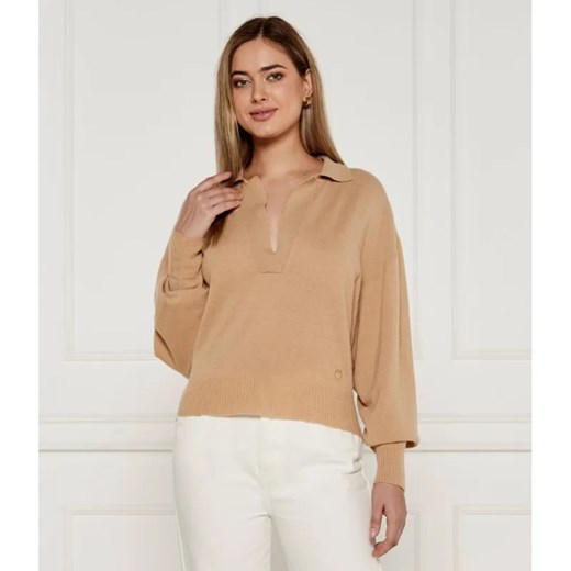 Pinko Wełniany sweter EVANESCENTE | Regular Fit | z dodatkiem kaszmiru ze sklepu Gomez Fashion Store w kategorii Swetry damskie - zdjęcie 184989851