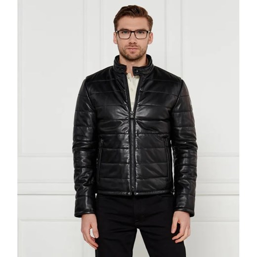 Joop! Jeans Skórzana kurtka STEPO | Slim Fit ze sklepu Gomez Fashion Store w kategorii Kurtki męskie - zdjęcie 184989874