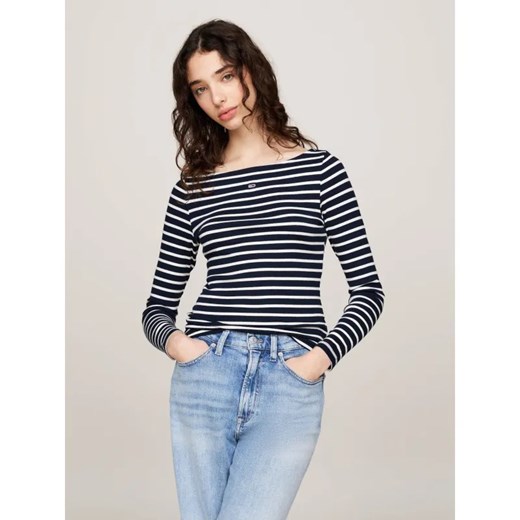 Tommy Jeans Bluzka BRETON | Slim Fit ze sklepu Gomez Fashion Store w kategorii Bluzki damskie - zdjęcie 184989944