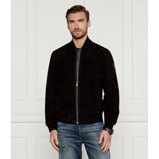 BOSS ORANGE Skórzana kurtka bomber Joflag | Regular Fit 50 promocja Gomez Fashion Store