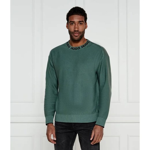 HUGO Sweter Smarlo | Oversize fit ze sklepu Gomez Fashion Store w kategorii Swetry męskie - zdjęcie 184990170