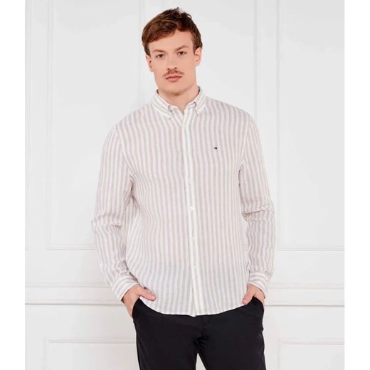 Tommy Hilfiger Lniana koszula | Regular Fit ze sklepu Gomez Fashion Store w kategorii Koszule męskie - zdjęcie 184990334