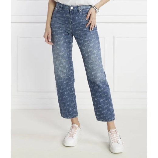 Karl Lagerfeld Jeansy karl aop gf | Regular Fit ze sklepu Gomez Fashion Store w kategorii Jeansy damskie - zdjęcie 184990370