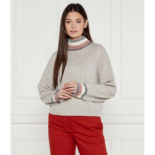 Tommy Hilfiger Wełniany sweter | Loose fit | z dodatkiem kaszmiru ze sklepu Gomez Fashion Store w kategorii Swetry damskie - zdjęcie 184990391