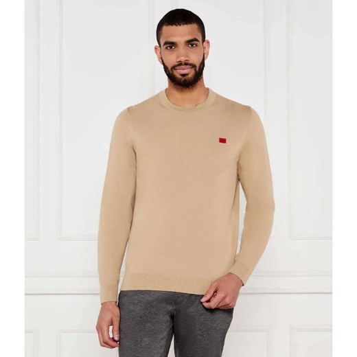 HUGO Sweter San Cassius | Regular Fit ze sklepu Gomez Fashion Store w kategorii Swetry męskie - zdjęcie 184990404