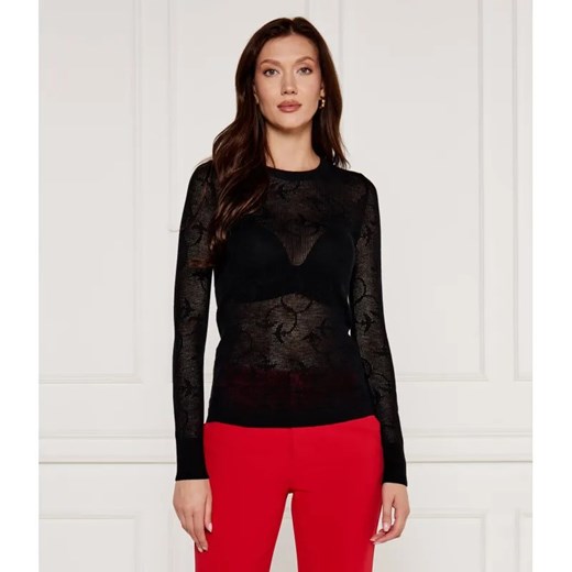 Pinko Wełniany sweter TURABOTTIGLIE | Regular Fit | z dodatkiem kaszmiru ze sklepu Gomez Fashion Store w kategorii Swetry damskie - zdjęcie 184990423
