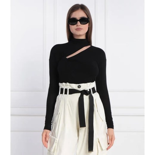 Pinko Bluzka | Slim Fit | z dodatkiem kaszmiru ze sklepu Gomez Fashion Store w kategorii Bluzki damskie - zdjęcie 184990434