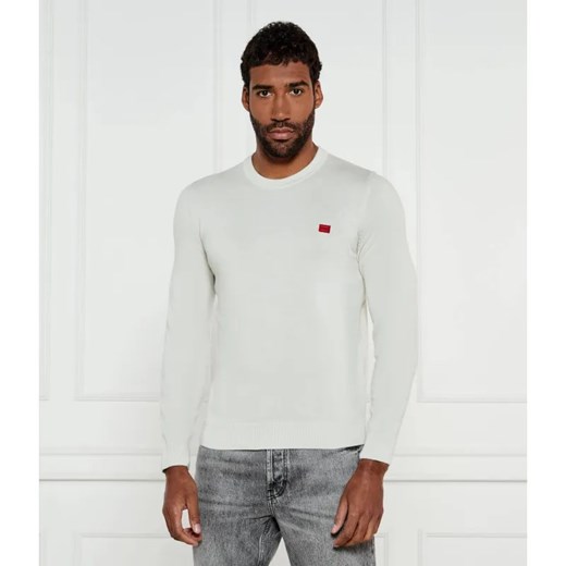 HUGO Sweter San Cassius | Regular Fit ze sklepu Gomez Fashion Store w kategorii Swetry męskie - zdjęcie 184990473