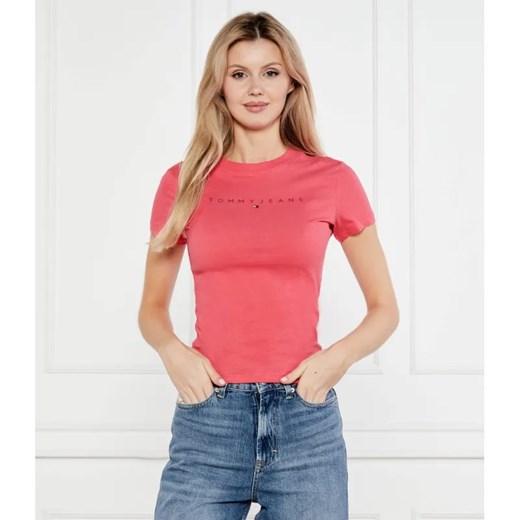 Tommy Jeans T-shirt | Slim Fit ze sklepu Gomez Fashion Store w kategorii Bluzki damskie - zdjęcie 184990530