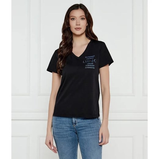Liu Jo Sport T-shirt | Regular Fit ze sklepu Gomez Fashion Store w kategorii Bluzki damskie - zdjęcie 184990641
