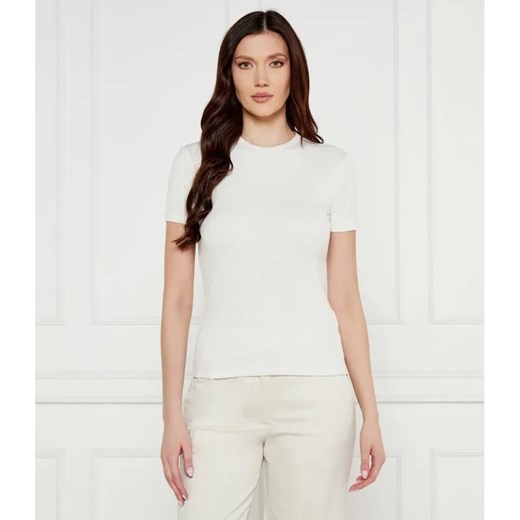 Calvin Klein T-shirt | Slim Fit ze sklepu Gomez Fashion Store w kategorii Bluzki damskie - zdjęcie 184990642