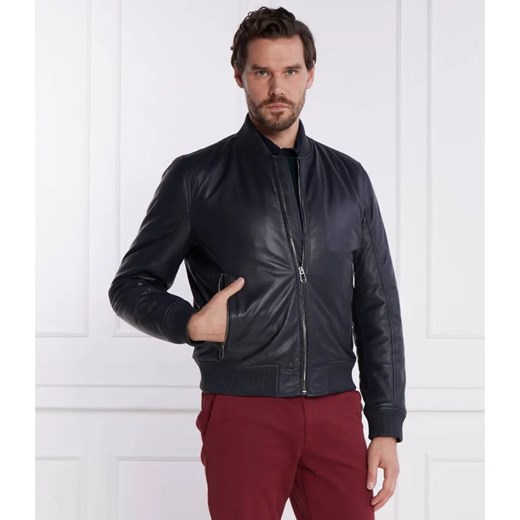 Joop! Skórzana kurtka bomber Normos | Regular Fit ze sklepu Gomez Fashion Store w kategorii Kurtki męskie - zdjęcie 184990710