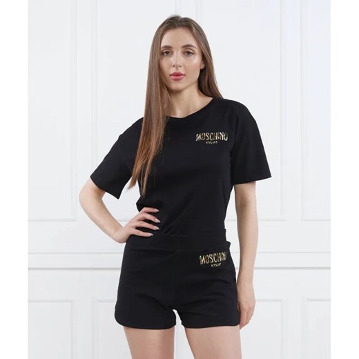 Moschino Swim T-shirt | Regular Fit ze sklepu Gomez Fashion Store w kategorii Bluzki damskie - zdjęcie 184990782