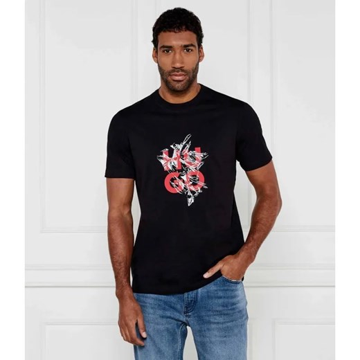 HUGO T-shirt Daltorip | Regular Fit ze sklepu Gomez Fashion Store w kategorii T-shirty męskie - zdjęcie 184990794