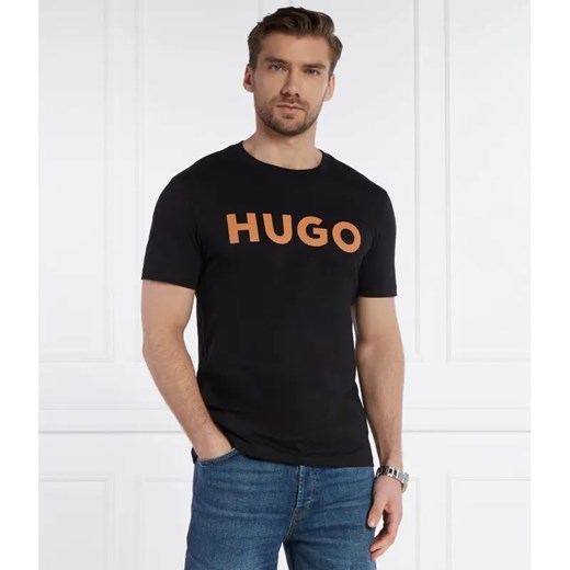 HUGO T-shirt Dulivio | Regular Fit ze sklepu Gomez Fashion Store w kategorii T-shirty męskie - zdjęcie 184991260