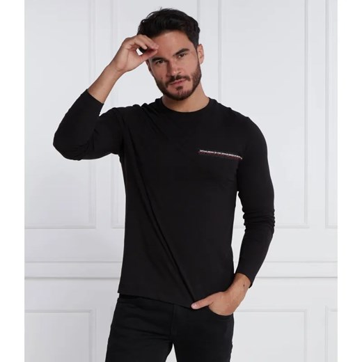 Tommy Hilfiger Longsleeve SMALL CHEST MONOTYPE LS TEE | Slim Fit ze sklepu Gomez Fashion Store w kategorii T-shirty męskie - zdjęcie 184991263