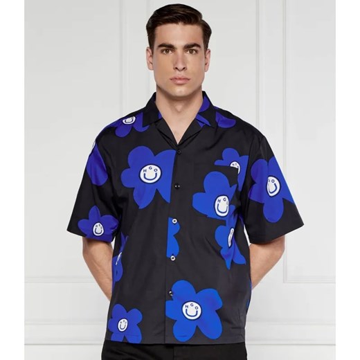 Hugo Blue Koszula Eligino | Oversize fit ze sklepu Gomez Fashion Store w kategorii Koszule męskie - zdjęcie 184991672