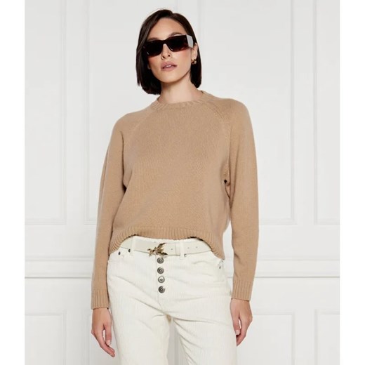 Weekend MaxMara Wełniany sweter Gabbia | Regular Fit ze sklepu Gomez Fashion Store w kategorii Swetry damskie - zdjęcie 184991740
