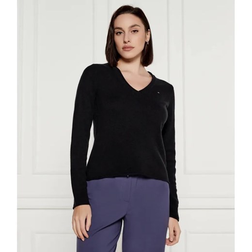 Tommy Hilfiger Wełniany sweter | Regular Fit ze sklepu Gomez Fashion Store w kategorii Swetry damskie - zdjęcie 184991781