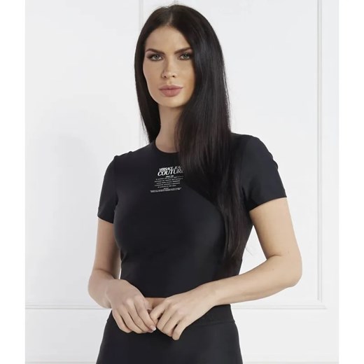 Versace Jeans Couture T-shirt | Cropped Fit ze sklepu Gomez Fashion Store w kategorii Bluzki damskie - zdjęcie 184992081