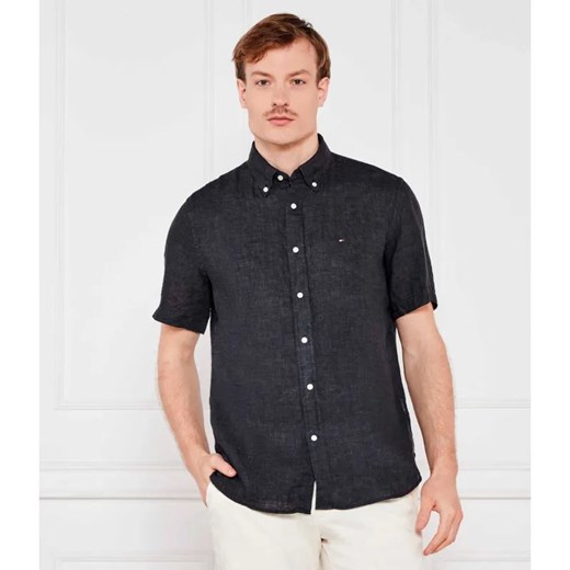 Tommy Hilfiger Lniana koszula | Regular Fit ze sklepu Gomez Fashion Store w kategorii Koszule męskie - zdjęcie 184992361