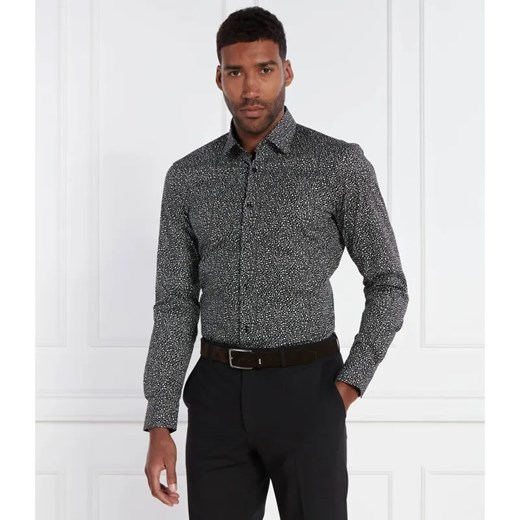 BOSS BLACK Koszula H-HANK-kent-C1-214 | Slim Fit | stretch ze sklepu Gomez Fashion Store w kategorii Koszule męskie - zdjęcie 184992463