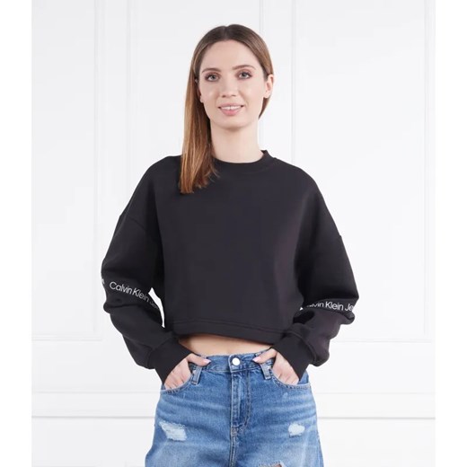 Calvin Klein Jeans Bluza | Cropped Fit ze sklepu Gomez Fashion Store w kategorii Bluzy damskie - zdjęcie 184992524