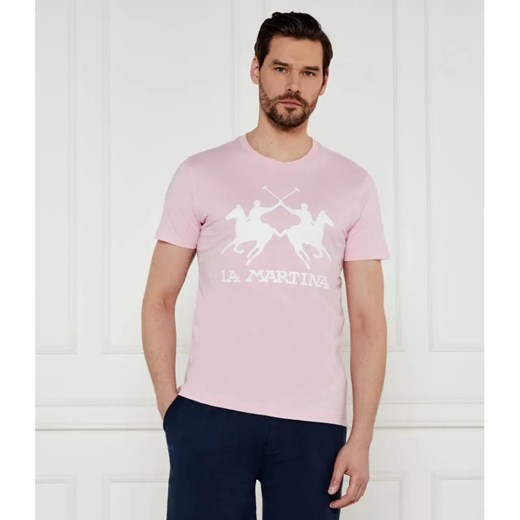 La Martina T-shirt | Regular Fit ze sklepu Gomez Fashion Store w kategorii T-shirty męskie - zdjęcie 184992540