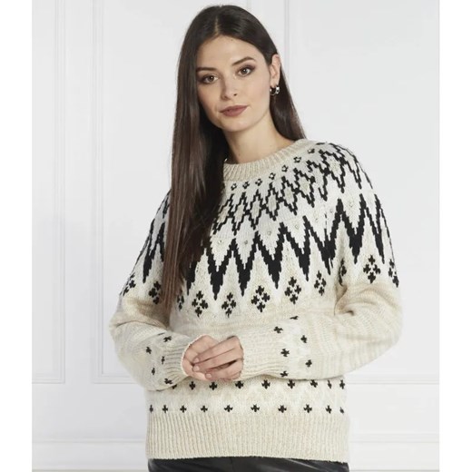 Silvian Heach Sweter | Regular Fit | z dodatkiem wełny ze sklepu Gomez Fashion Store w kategorii Swetry damskie - zdjęcie 184992631