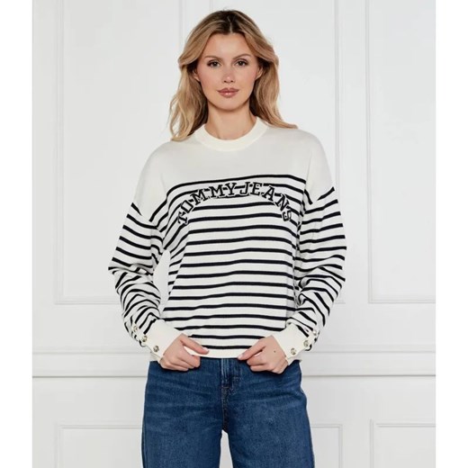 Tommy Jeans Sweter VARSITY | Regular Fit ze sklepu Gomez Fashion Store w kategorii Swetry damskie - zdjęcie 184992641