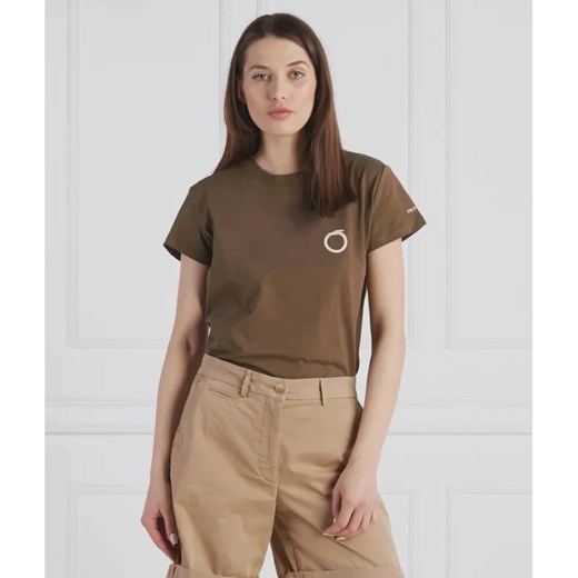 Trussardi T-shirt | Regular Fit ze sklepu Gomez Fashion Store w kategorii Bluzki damskie - zdjęcie 184992673