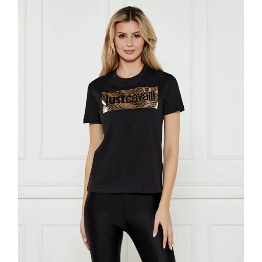 Just Cavalli T-shirt | Regular Fit ze sklepu Gomez Fashion Store w kategorii Bluzki damskie - zdjęcie 184992830