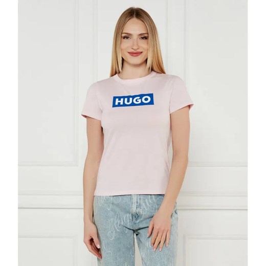 Hugo Blue T-shirt | Regular Fit Hugo Blue XS promocja Gomez Fashion Store