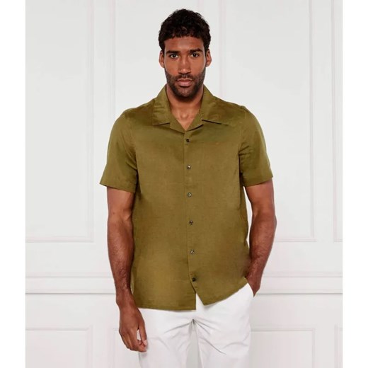 Calvin Klein Lniana koszula | Regular Fit ze sklepu Gomez Fashion Store w kategorii Koszule męskie - zdjęcie 184993160