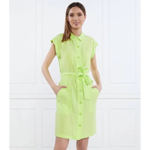 Liu Jo Sukienka | z dodatkiem lnu ze sklepu Gomez Fashion Store w kategorii Sukienki - zdjęcie 184993191