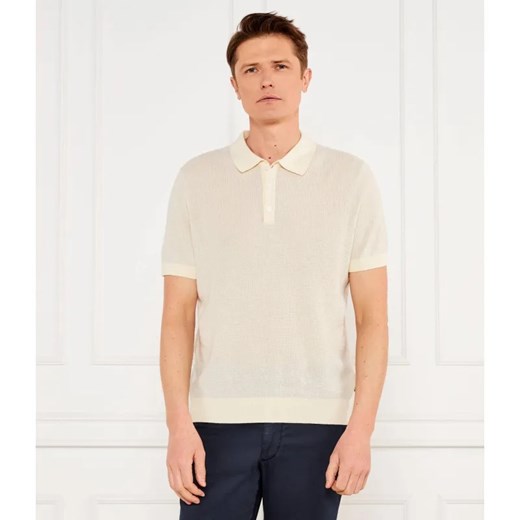 Windsor Lniane polo 13 Lindo-PR | Regular Fit ze sklepu Gomez Fashion Store w kategorii T-shirty męskie - zdjęcie 184993343