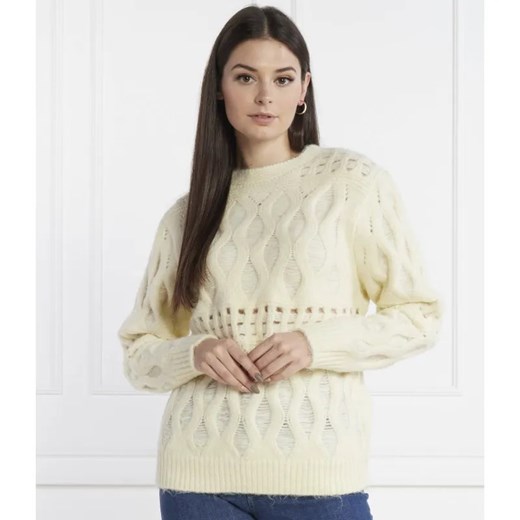 Silvian Heach Sweter | Regular Fit | z dodatkiem wełny ze sklepu Gomez Fashion Store w kategorii Swetry damskie - zdjęcie 184993382