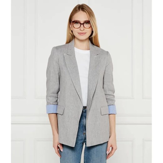 Marella SPORT Lniana marynarka IMPETO | Straight fit ze sklepu Gomez Fashion Store w kategorii Marynarki damskie - zdjęcie 184993400