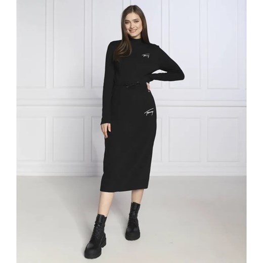 Tommy Jeans Bluzka SIGNATURE | Slim Fit ze sklepu Gomez Fashion Store w kategorii Bluzki damskie - zdjęcie 184993550