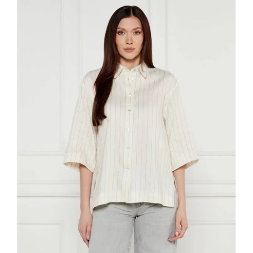 Marella SPORT Koszula Manna | Relaxed fit | z dodatkiem lnu ze sklepu Gomez Fashion Store w kategorii Koszule damskie - zdjęcie 184993654