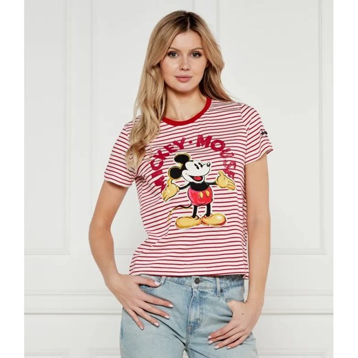 Desigual T-shirt MICKEY MOUSE | Desigual x Disney | Regular Fit ze sklepu Gomez Fashion Store w kategorii Bluzki damskie - zdjęcie 184993703
