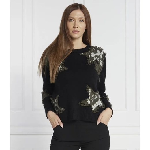 Marc Cain Sweter | Relaxed fit | z dodatkiem wełny ze sklepu Gomez Fashion Store w kategorii Swetry damskie - zdjęcie 184993774