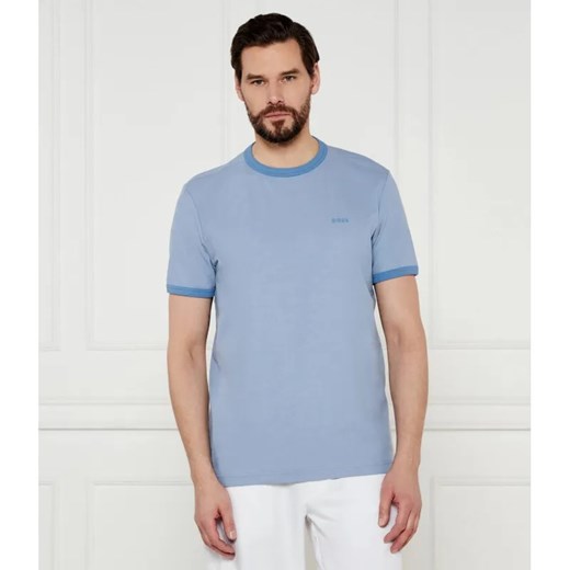 BOSS GREEN T-shirt Tape Rib | Regular Fit | stretch ze sklepu Gomez Fashion Store w kategorii T-shirty męskie - zdjęcie 184993844