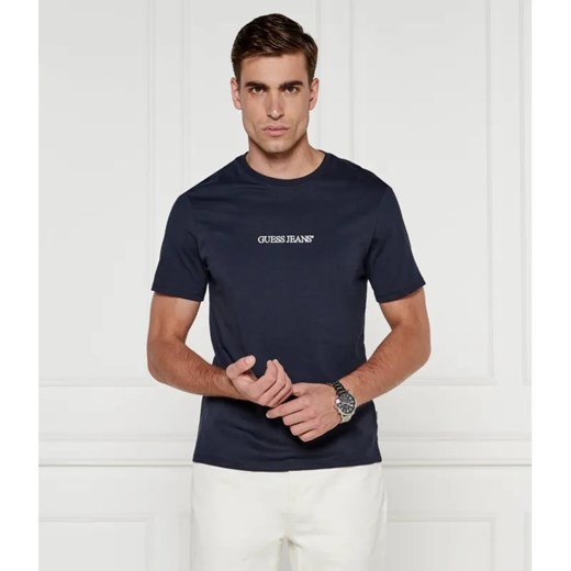 Guess Jeans T-shirt EMBRO | Regular Fit ze sklepu Gomez Fashion Store w kategorii T-shirty męskie - zdjęcie 184994062