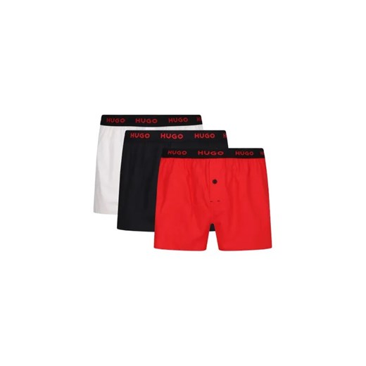 Hugo Bodywear Bokserki 3-pack WOVEN BOXER TRIPLET ze sklepu Gomez Fashion Store w kategorii Majtki męskie - zdjęcie 184994180