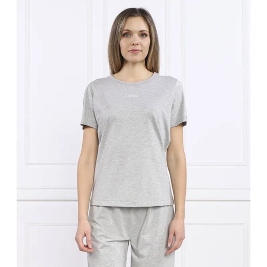 Liu Jo Sport T-shirt | Regular Fit ze sklepu Gomez Fashion Store w kategorii Bluzki damskie - zdjęcie 184994251